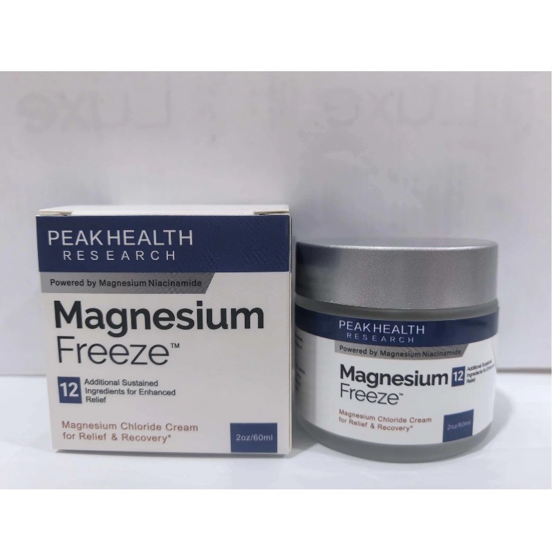 Magnesium Freeze – Topical Magnesium Cream With Niacinamide For Joints, Low Back