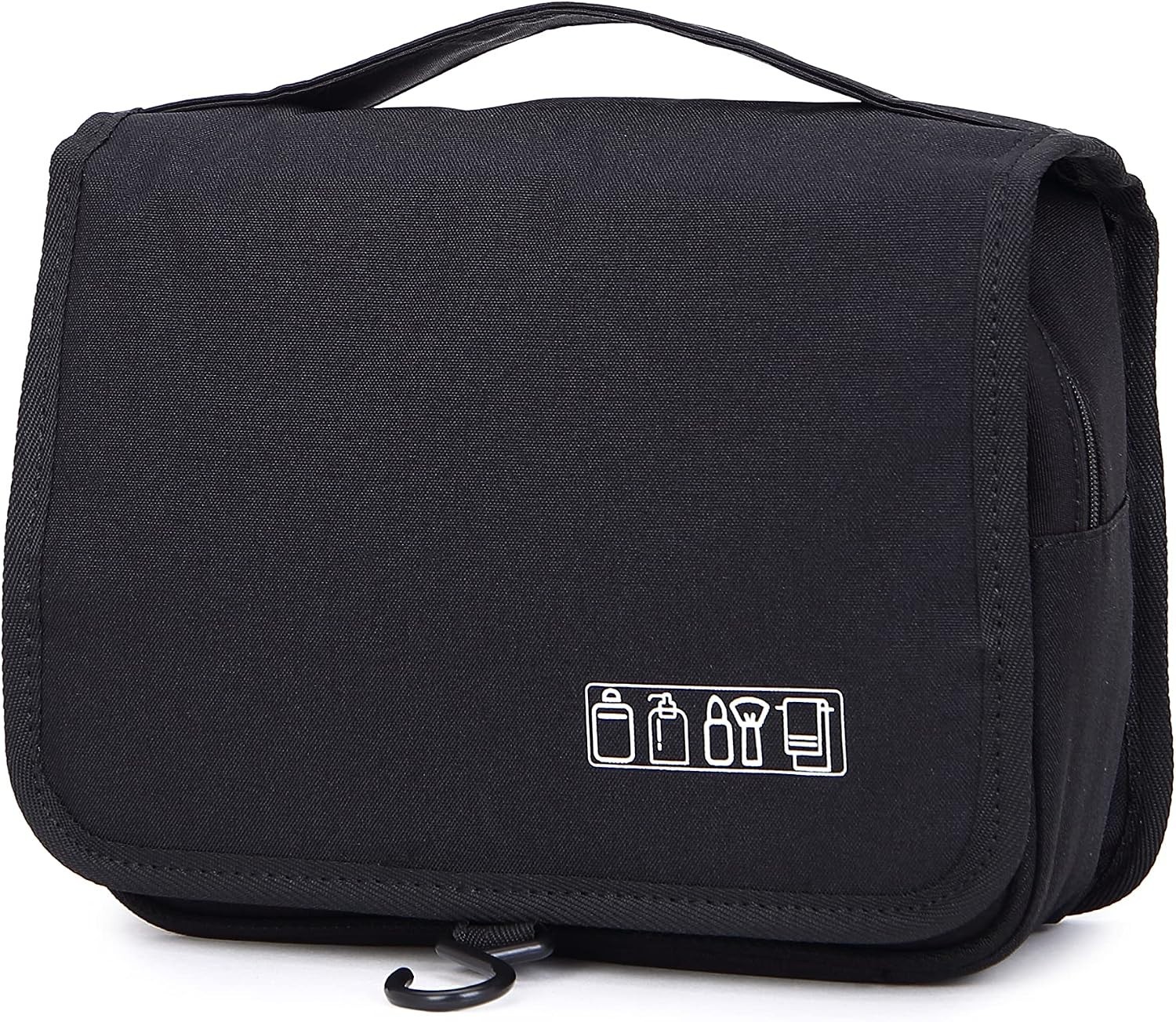 Toiletry Bag Water-Resistant Travel Organizer with Hanging Hook