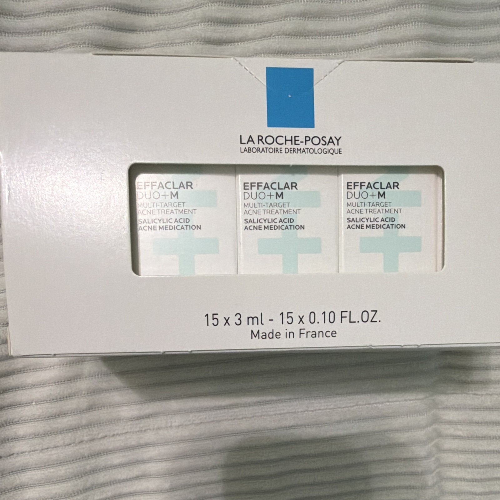[NEW{ La Roche-Posay Effaclar Duo+M Acne Treatment, Salicylic Acid 15x3ml