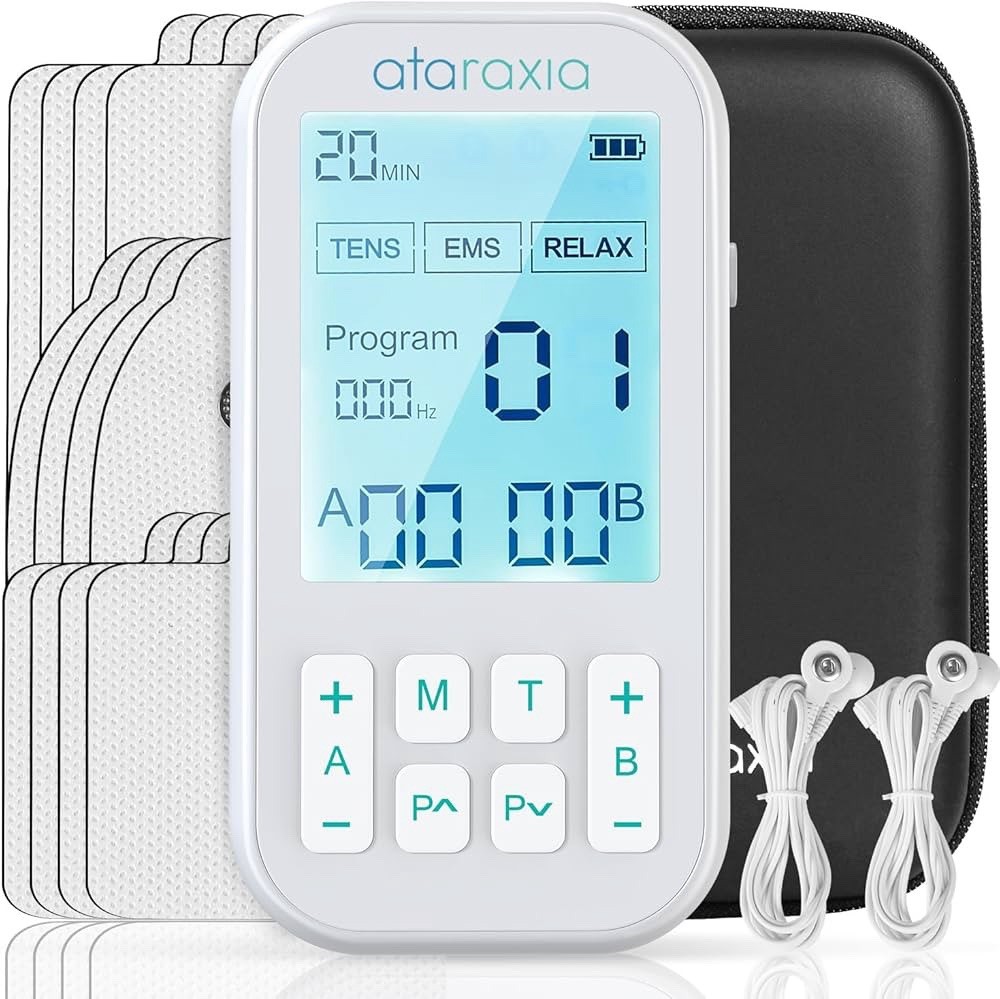 TENS Unit Muscle Stimulator, 3-in-1 EMS Massager Machine