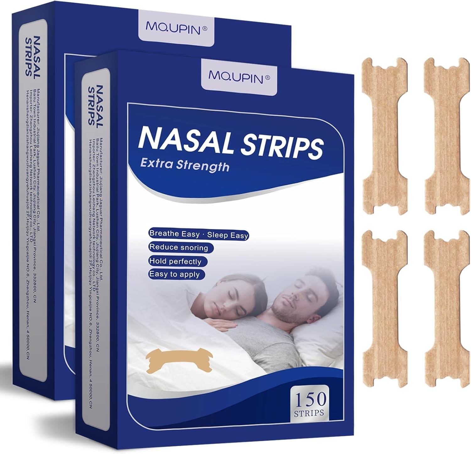 Portable 300 Count Nasal Strips – Effective Snoring Reduction & Breathability