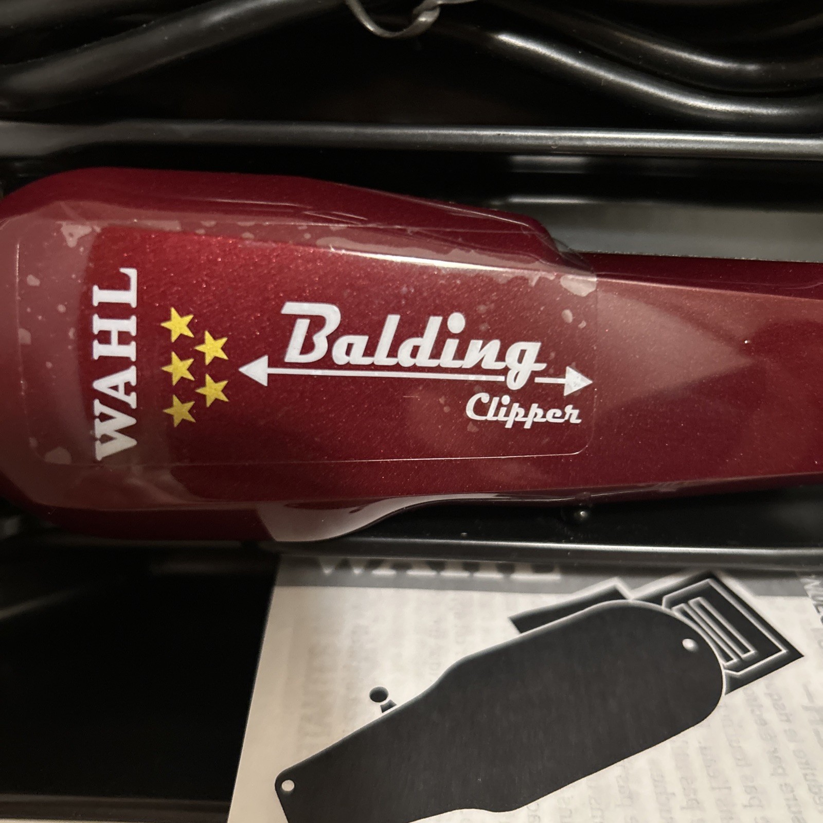 New. Wahl 8110 Professional 5-Star Balding Clipper – Red