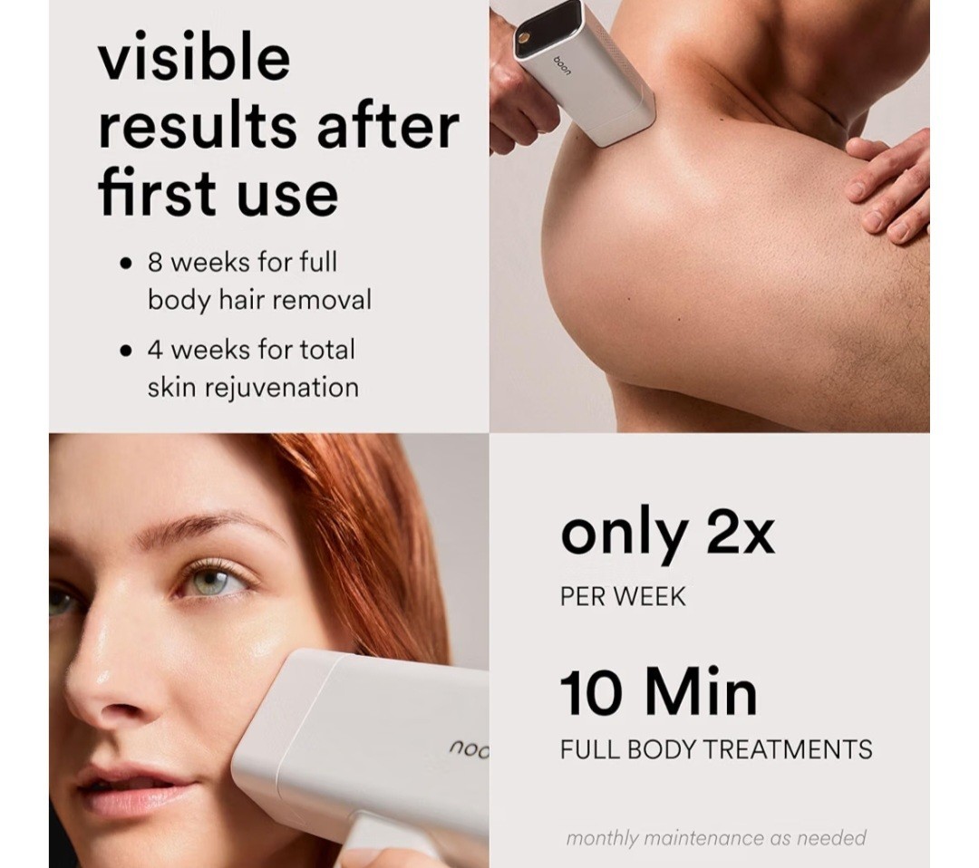 NEW Nood Flasher Pro IPL Laser Hair Removal Device Clinical-Grade Permanent Resu