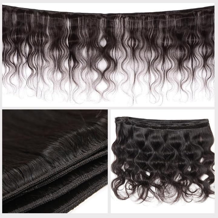 Versatile Body Wave Hair Extensions – 100% Remy Human Hair, 14-18 Inch Bundles