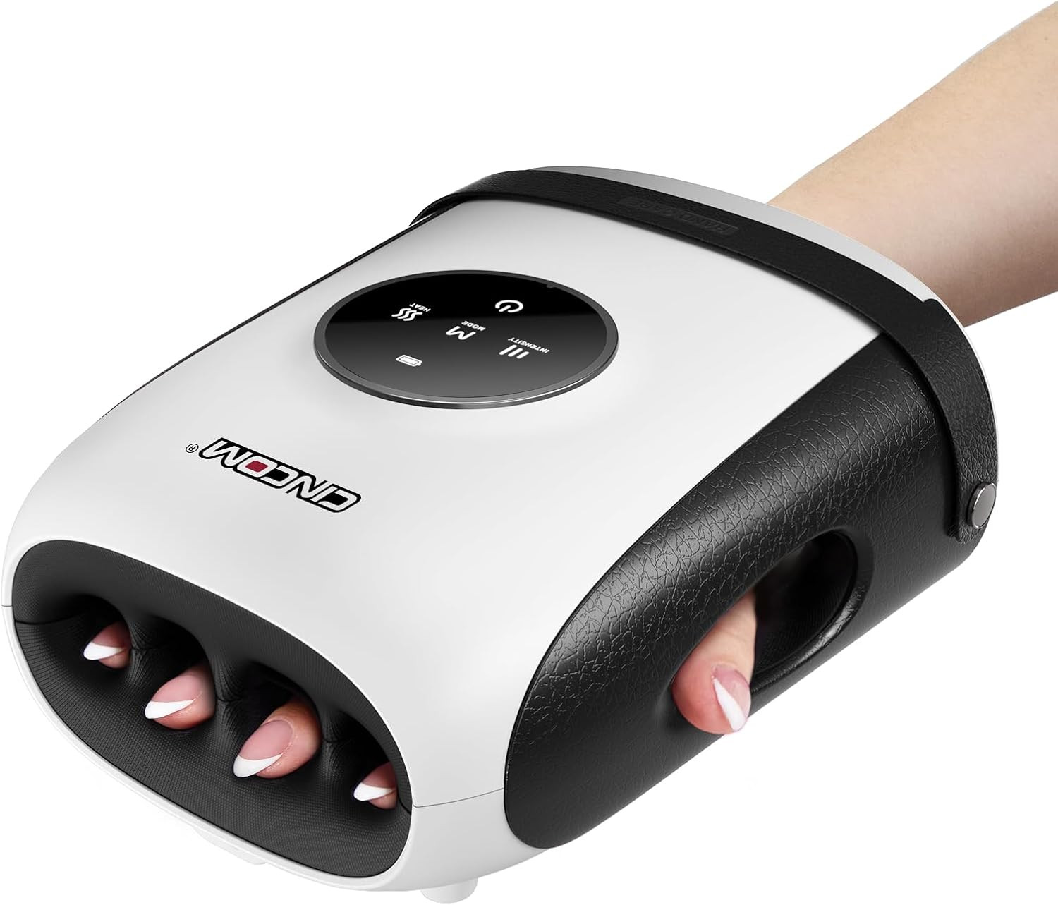 Hand Massager with Heat and Compression, Finger and Palm Massage Machine for Pai