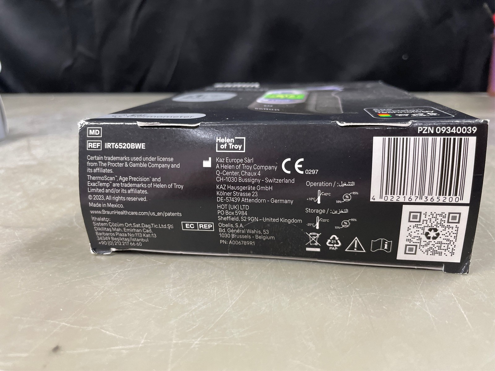 Braun ThermoScan 7 Ear Thermometer with Age Precision – Black Edition 1