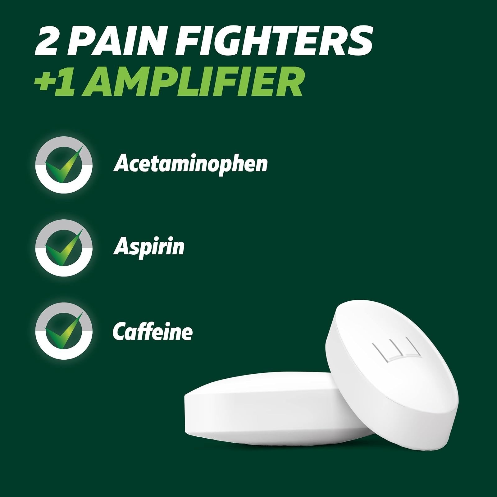 Excedrin Extra Strength Pain Relief Caplets – 100 Count – Headache Relief