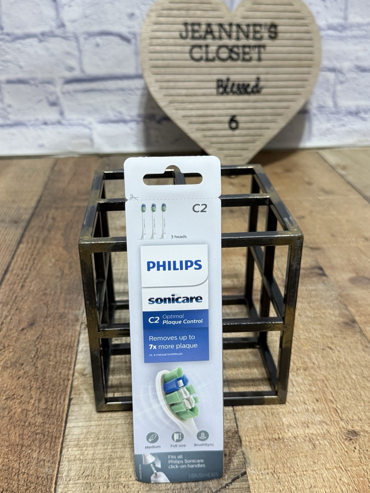 Philips Sonicare C2 Optimal Plaque Control Replacement Brush Heads, 3.0 ea