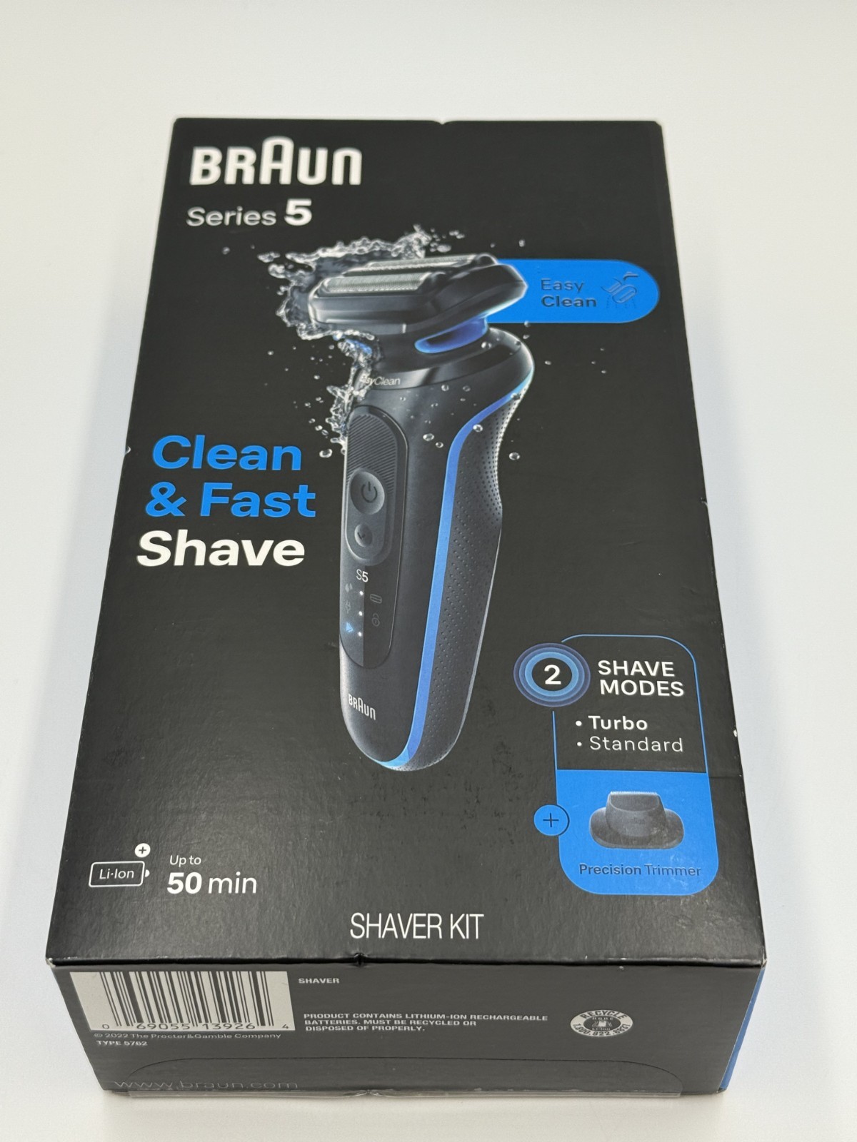 Braun Series 5 Electric Shaver Kit 5118s Cordless Waterproof Razor for Men