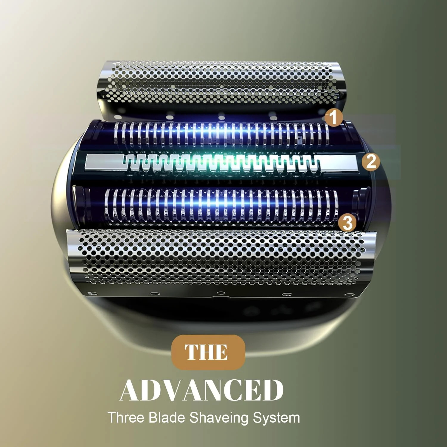 Electric Foil Shaver for Men: Cordless Electric Razor for Face & Beard USB-C