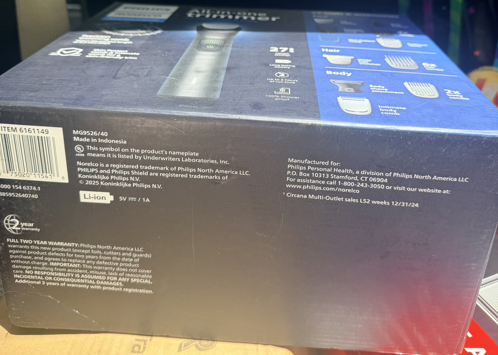 Philips Norelco Ultimate Precision All In One Trimmer & Accessories OB