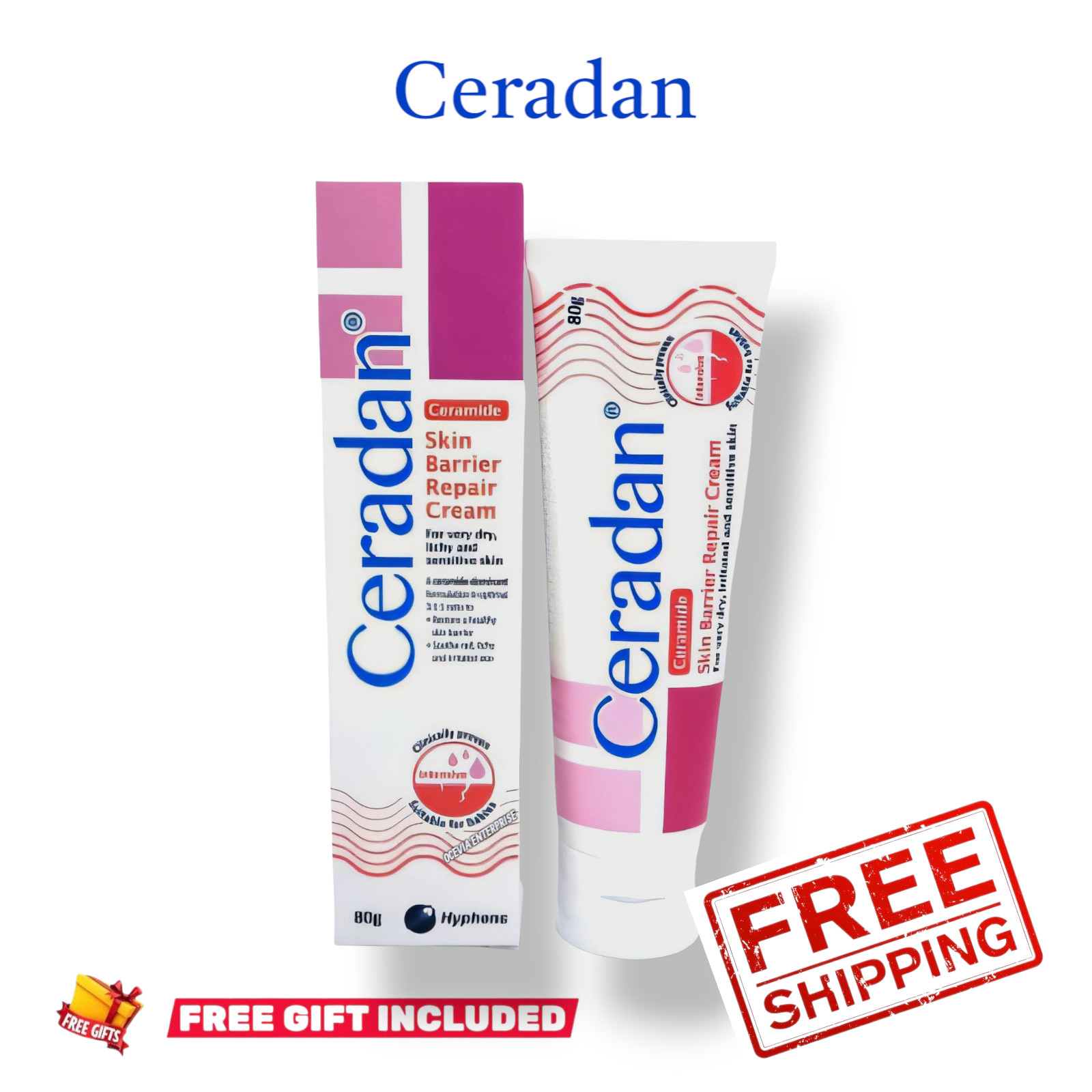 Ceradan Skin Barrier Repair Cream 80g Ceramide Daily Moisturizing Cream Genuine