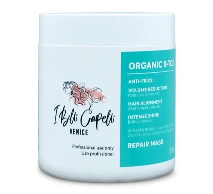 I Belli Capelli. Venice Organic Treatment. B-Tox Repair Mask 500gm. Free Ship!