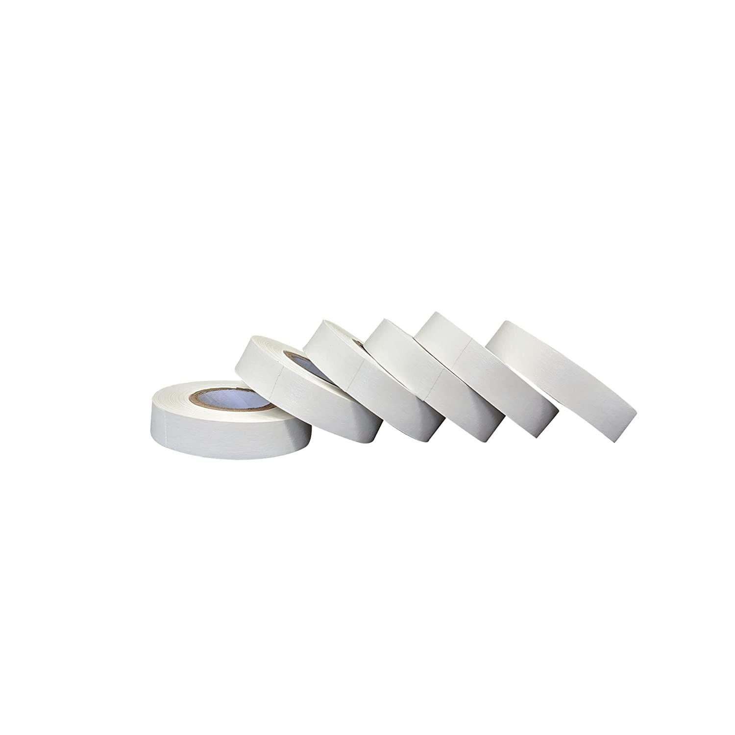 6-Rolls 1/2″ USA Made Lab Labeling Tape 500″ Length 1″ Core White Color