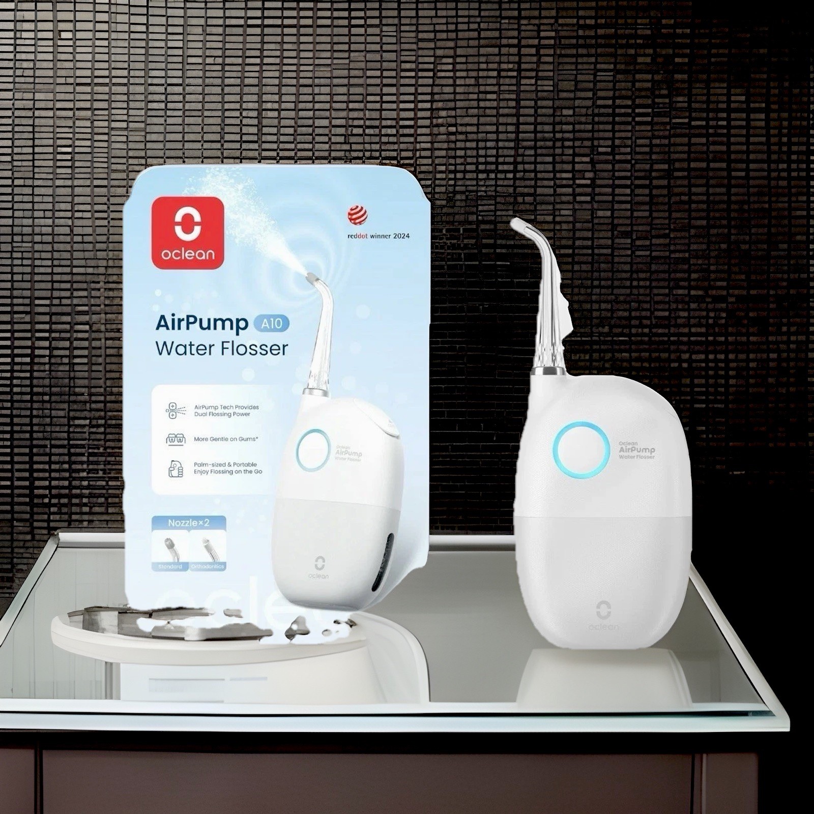 Oclean A10 Water Flosser Cordless Portable Electric Flossing Cleaner Mothers GIF