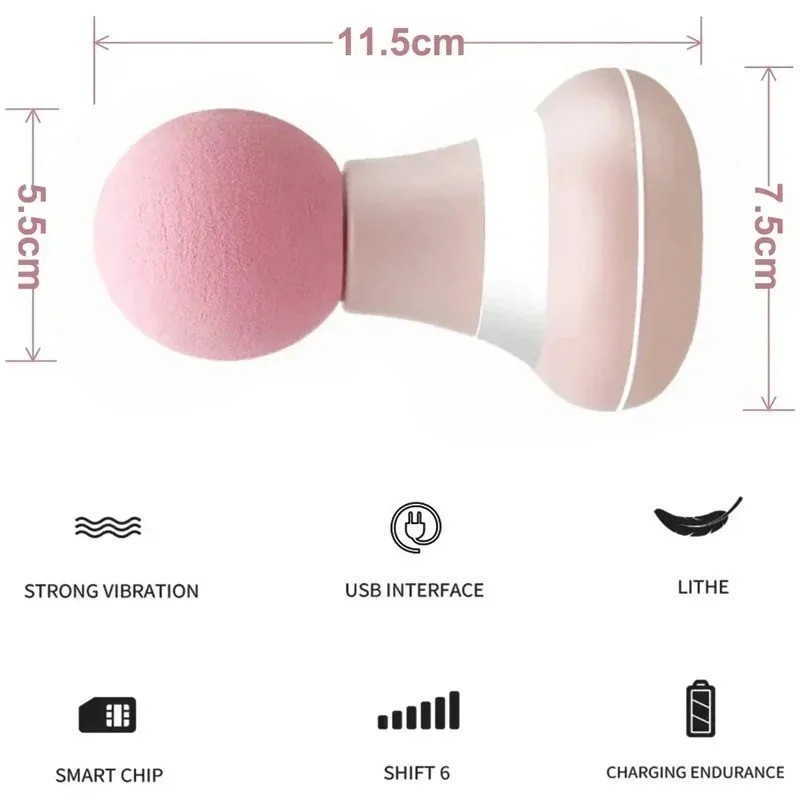 Mini Portable Massage Gun Deep Tissue Percussion Handheld Muscle Massager