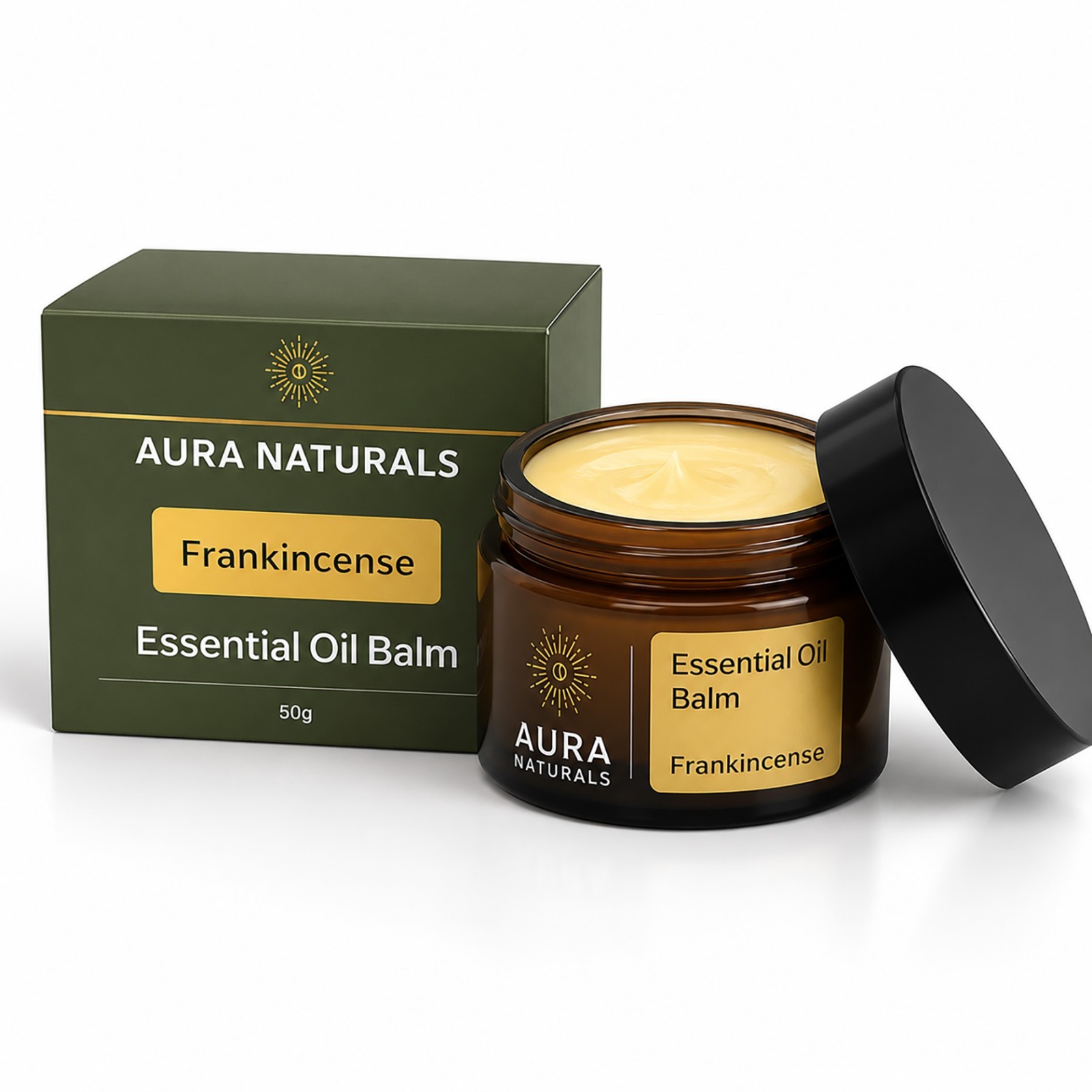 Aura Naturals Balm 50g Frankincense / Pain Relief / Skin Bliss Essential Oil