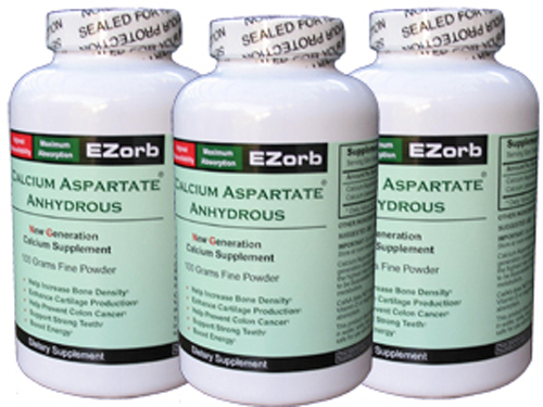 3 Bottles of EZorb Calcium Powder Save 7%, Save $11.96 an Elixir Product