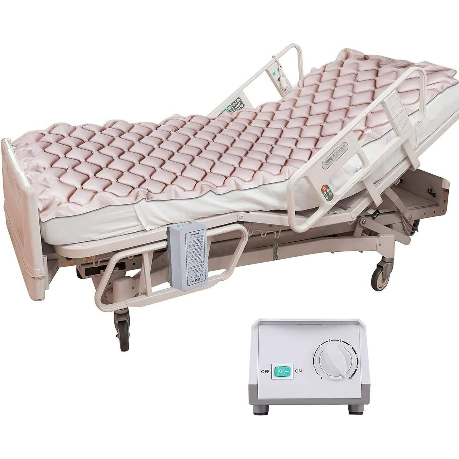 MARNUR QDC303 Alternating Pressure Mattress 3″ – Air Topper Pad for Bed Sore,