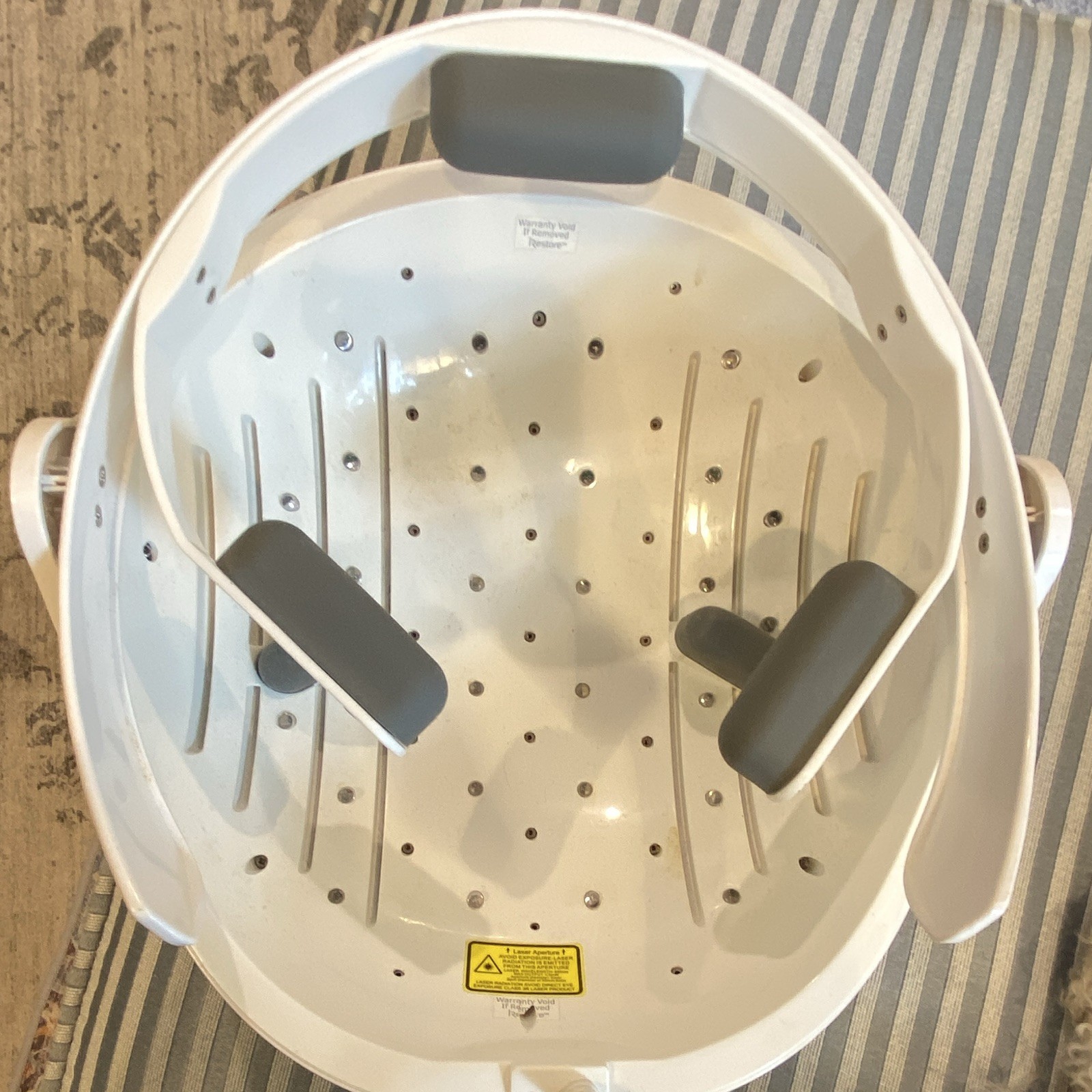 iRestore Hair Growth Laser/Light Therapy Helmet w/ Remote & Power Adapter