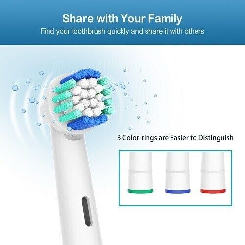 20 Precision Electric Toothbrush Replacement Fit For Oral B Braun Brush Heads