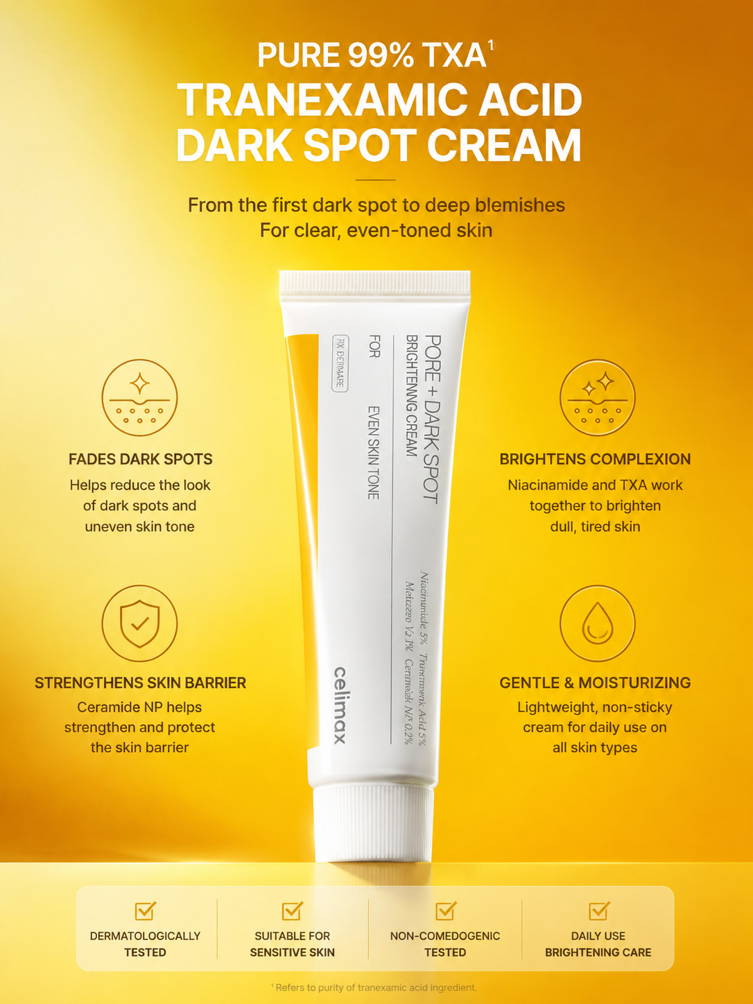 Celimax Pore + Dark Spot Brightening Cream 35ml