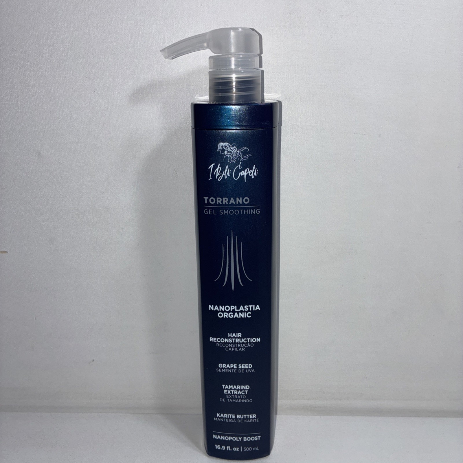New Ibelli Capelli Torrano Gel Smoothing Hair Reconstruction 16.9fl Oz