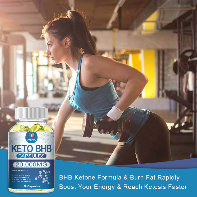 Keto BHB Capsules Weight Loss Diet Pills Fat Burner Detox Dietary Supplement NEW