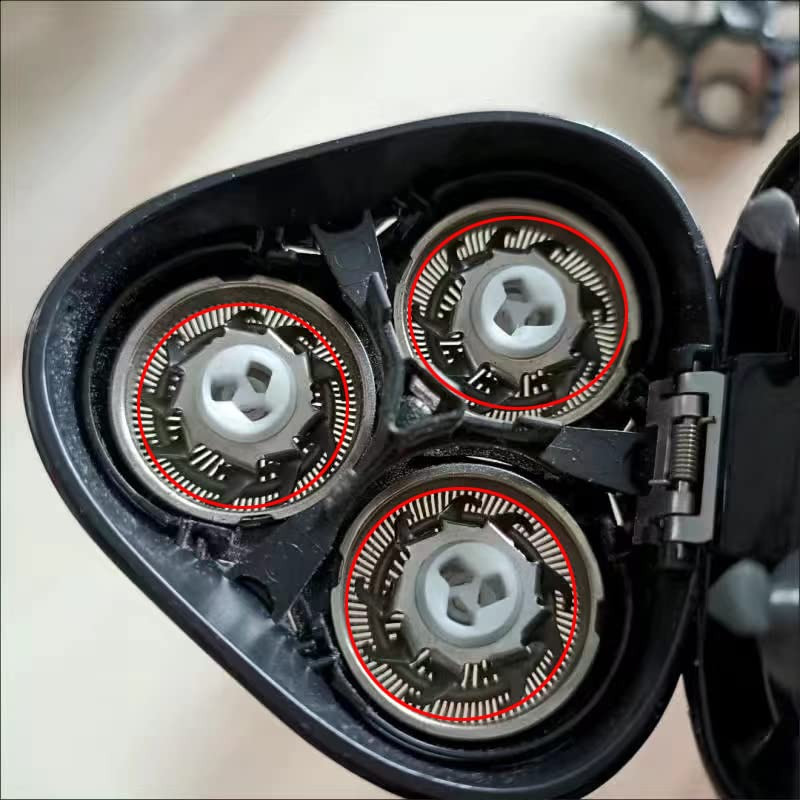 6 Pack Electric Shaver Blade Heads Replacement for Flyco Shavers FS302US FS370US
