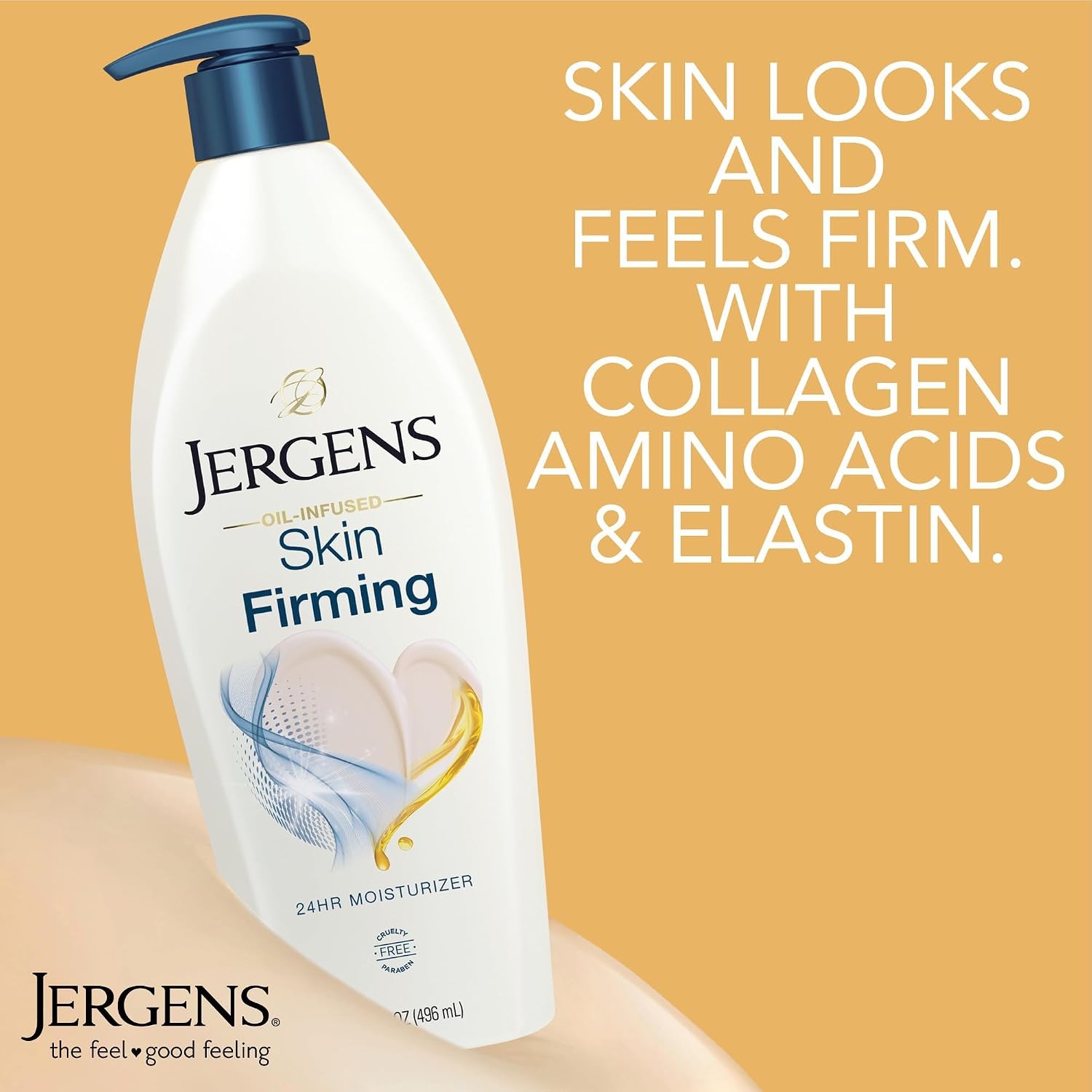 Jergens Skin Firming Body Lotion with Collagen, 16.8 Oz