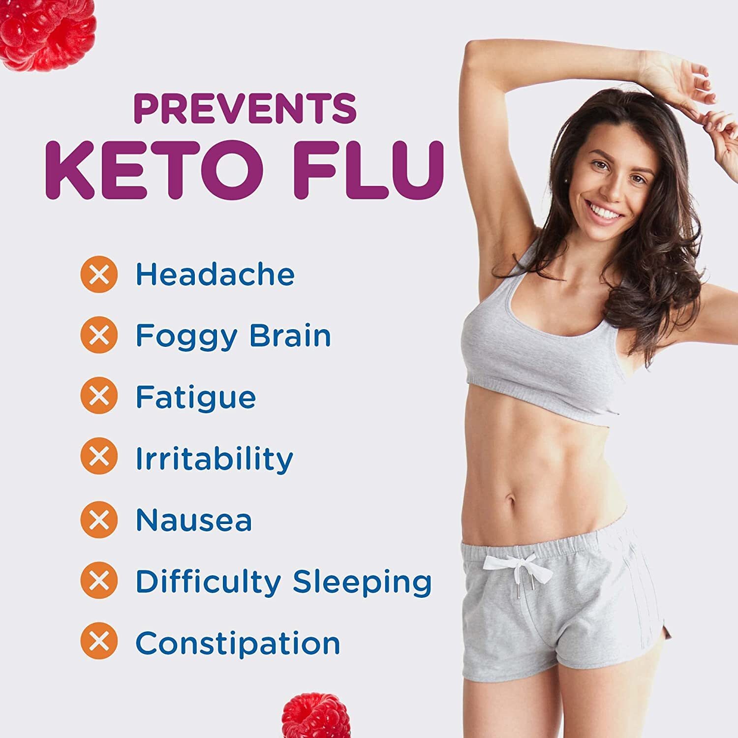 Keto Vitals Electrolyte Powder Raspberry Lemonade Energy Drink