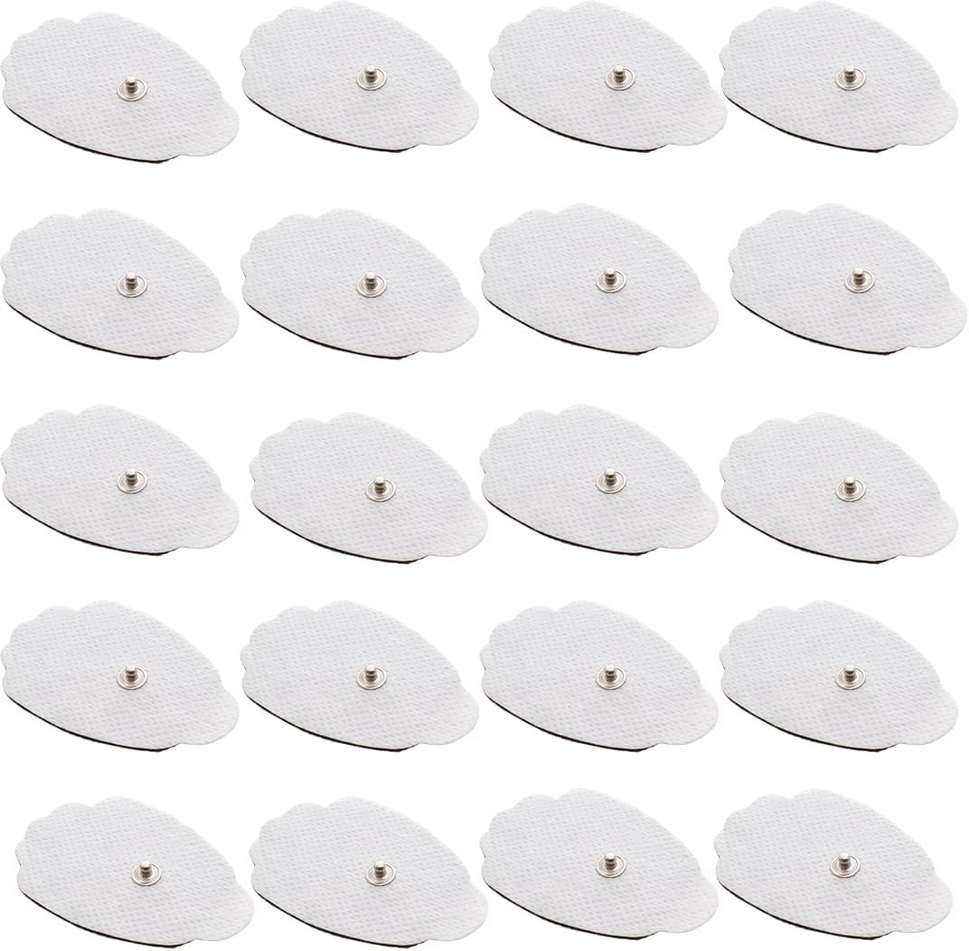 TechCare Massager Tens Unit Pads Patches Replacement Reusable 20 (10 Sets) Stick