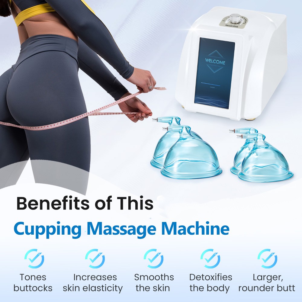 Vacuum Butt Enhancer Machine Adjustable Suction for Lifting Firming Skin USA