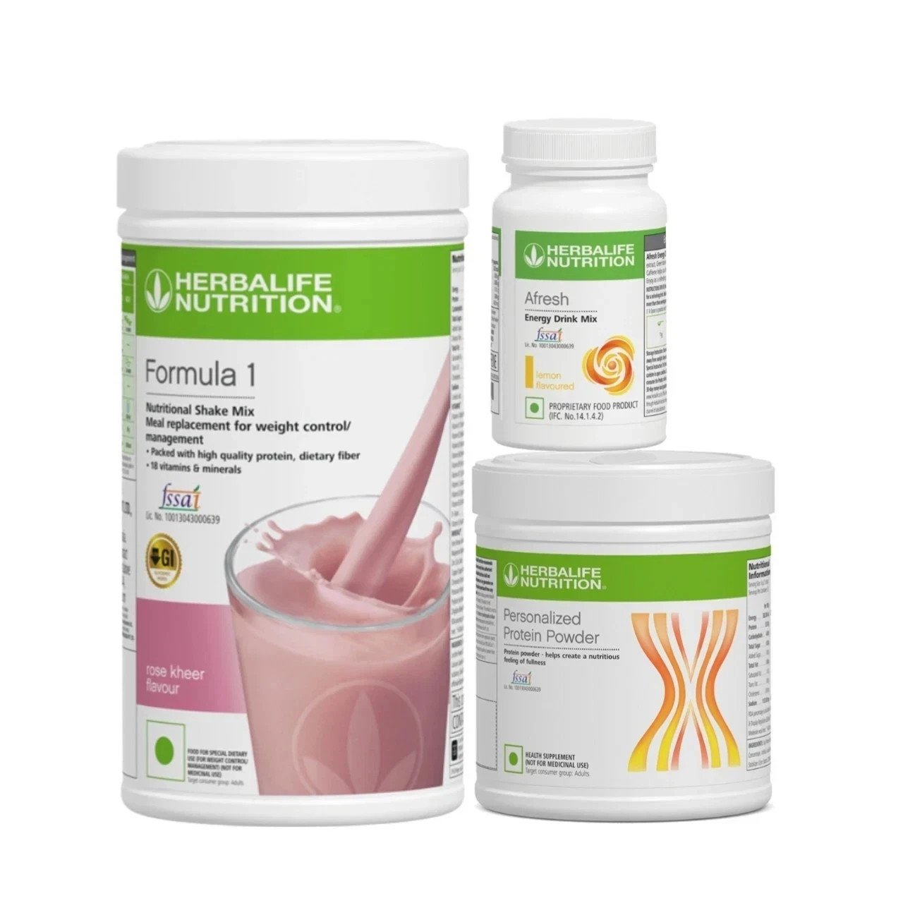 HERBALIFE COMBO SET (ORANGE CREAM, PROTEIN 200GM. AFRESH) FREE SHIPPING