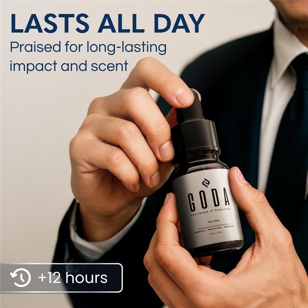 2x GODA For Him Pheromones Cologne for Men Infused with Real Pheromones 0.5oz