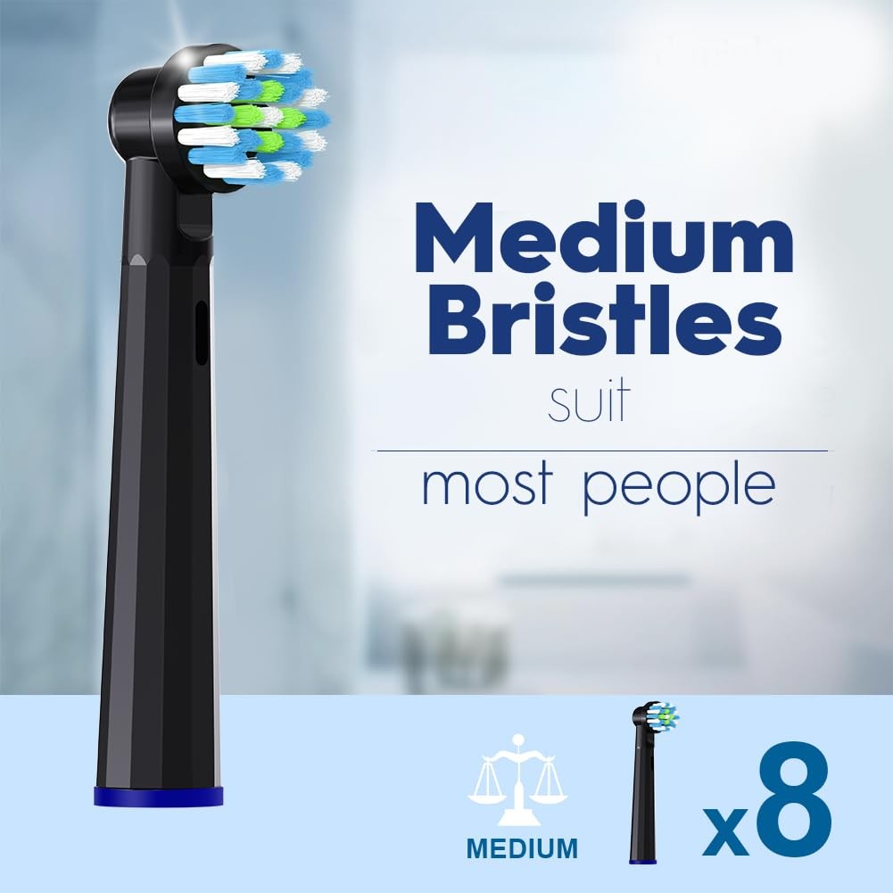 Replacement Heads Compatible with Braun Oral B Pro 1000, Genius X, Smart 1500…