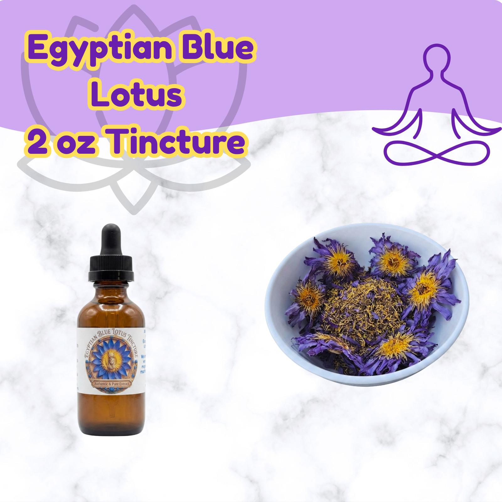 Egyptian Blue Lotus Dual Extract Tincture – Experiece the Calm