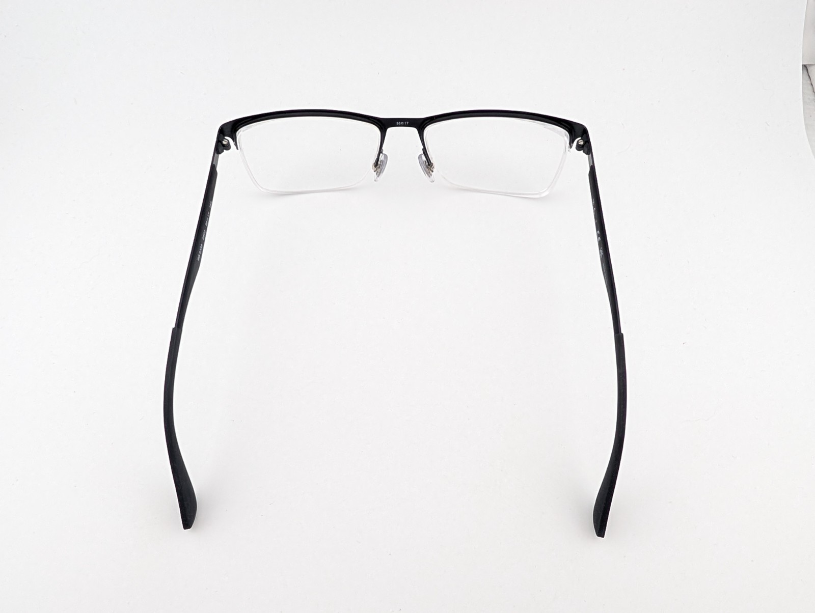 Ray Ban Eyeglasses, Frames Only, RB 6335 2503, 56-17-145, Black, Half Rim