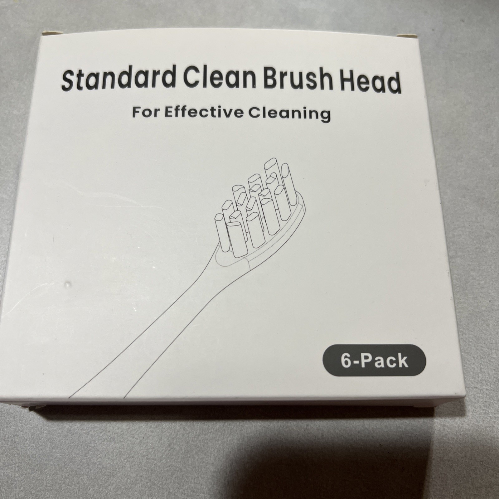 6 Pack Replacement Brush Heads Compatible with Oclean Electric Toothbrush Heads