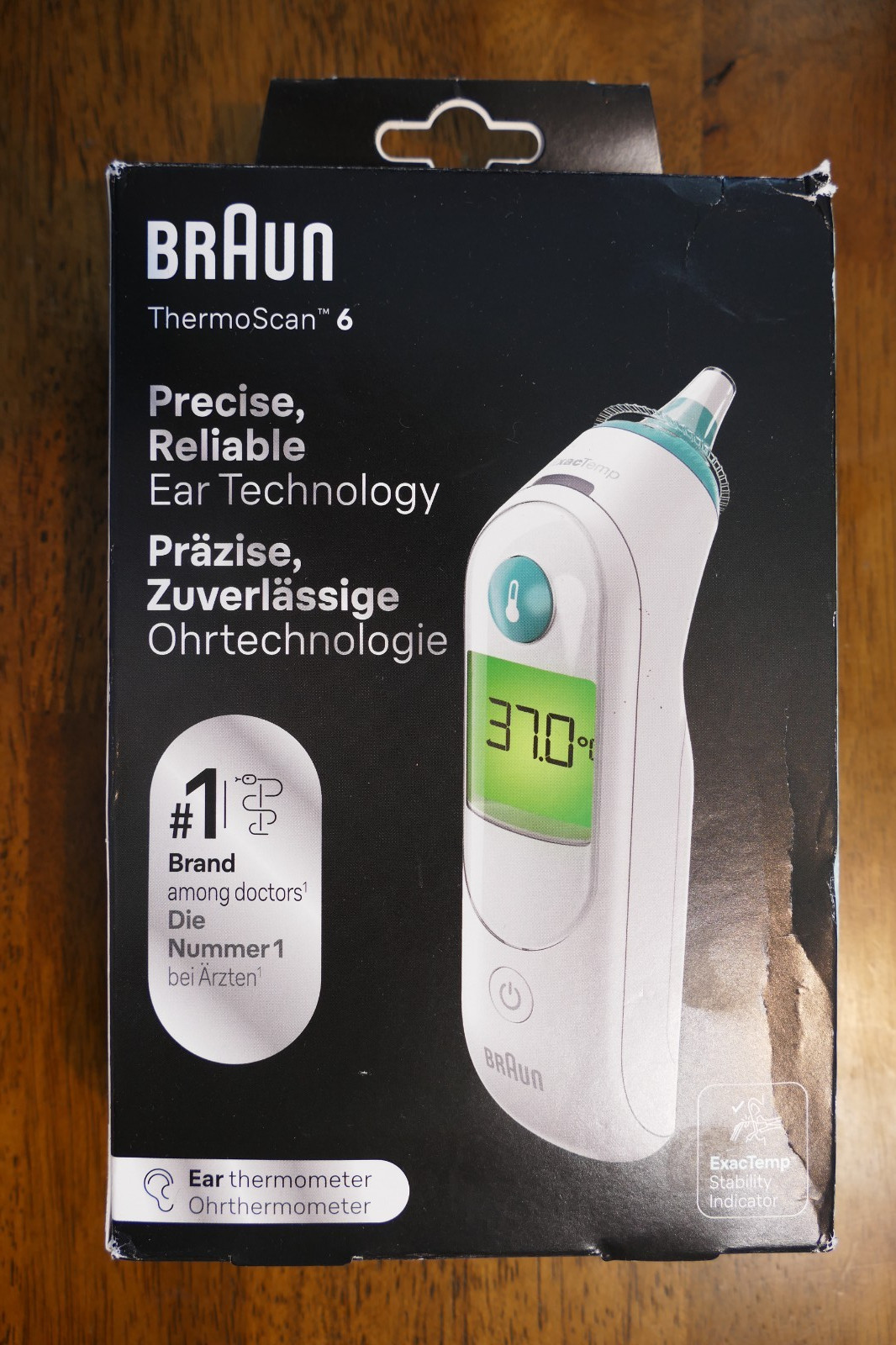Braun ThermoScan 6 Digital Ear Thermometer – White # IRT6515
