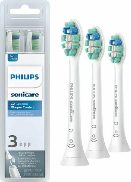 Philips Sonicare HX902365 C2 Optimal Plaque Control Replacement Toothbrush Heads