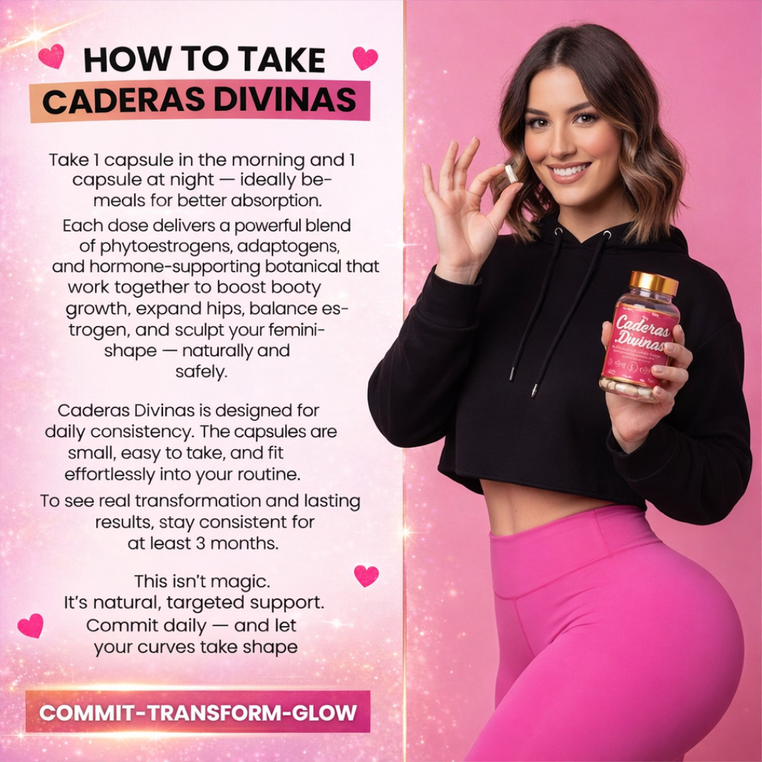 Maximum Butt & Hips Growth: Caderas Divinas Pills – Aguaje Curvy Fruit + Maca