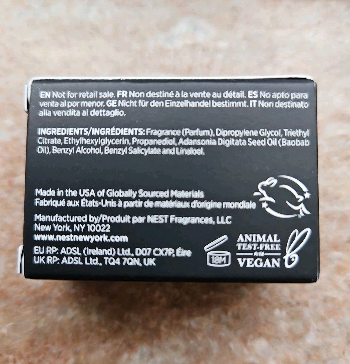 Nest New York Madagascar Vanilla Perfume Oil – 0.1 fl oz / 3 ml – Travel Size