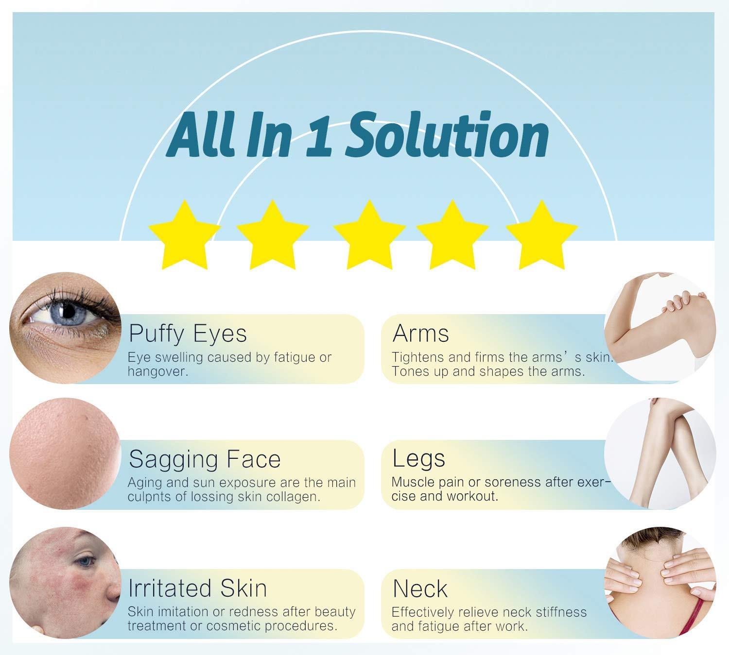 Revitalizing Ice Roller for Face & Eyes – Puffiness & Pain Relief Tool