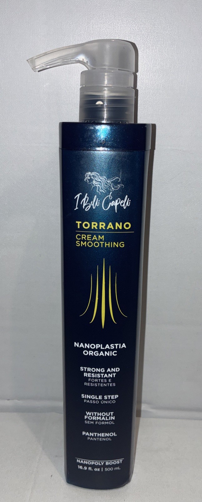 I Belli Capelli Torrano Keratin Hair Treatment 16.9 oz/ 500 mL• CREAM SMOOTHING