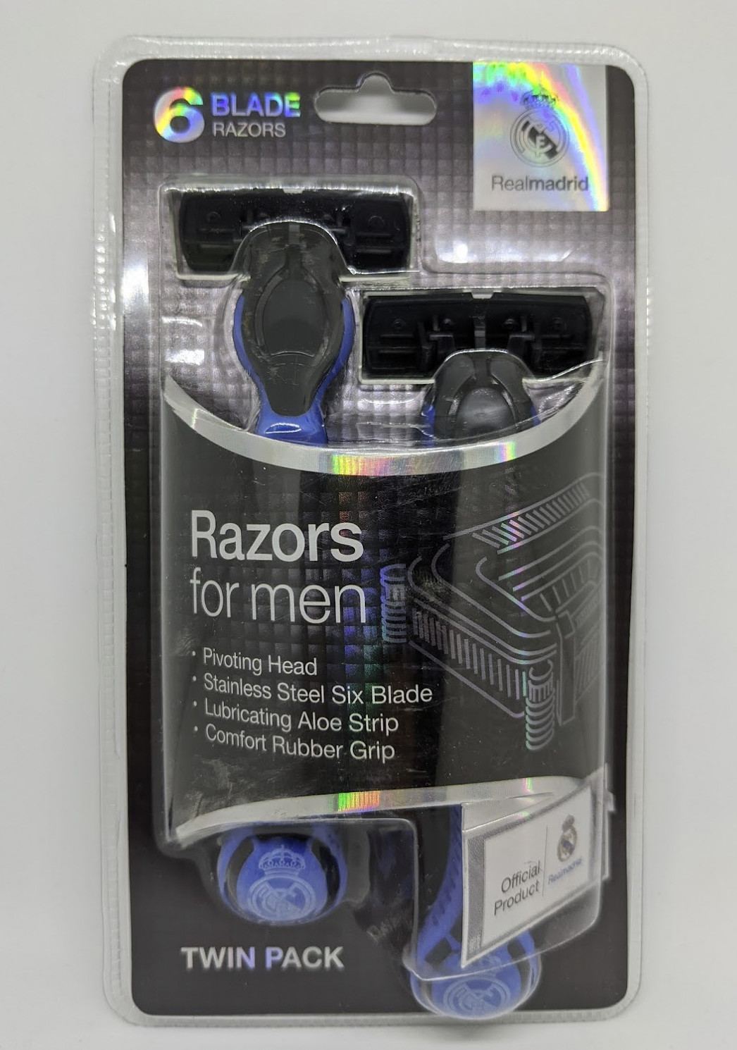 🆕 Real Madrid Men and Women’s 6 Blades Razor Official Product buy 1 Get 1 free!