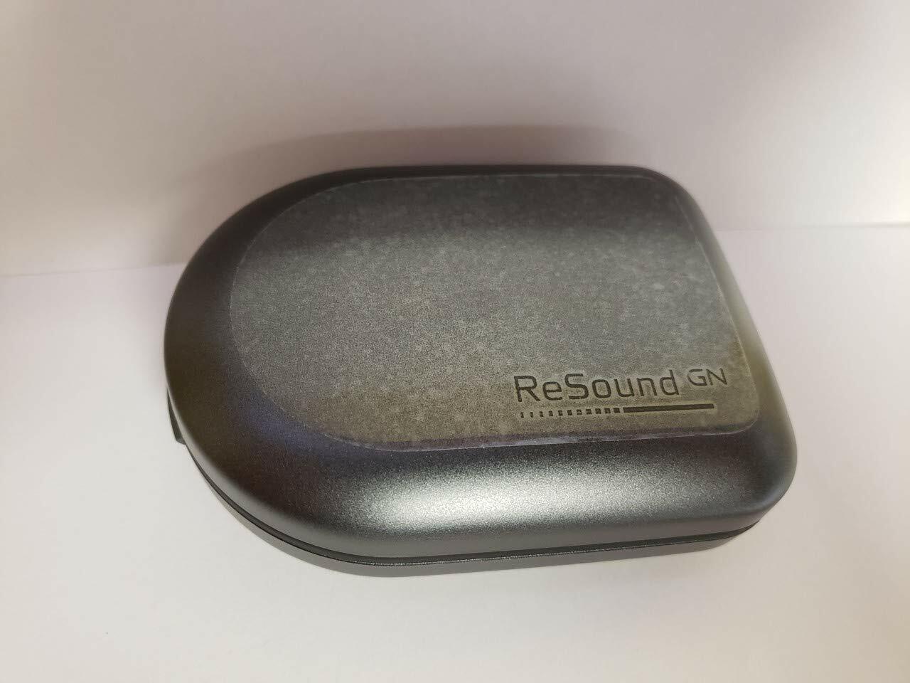 Original GN Resound Hearing Aid Case Grey Protective Travel Container USA SELLER