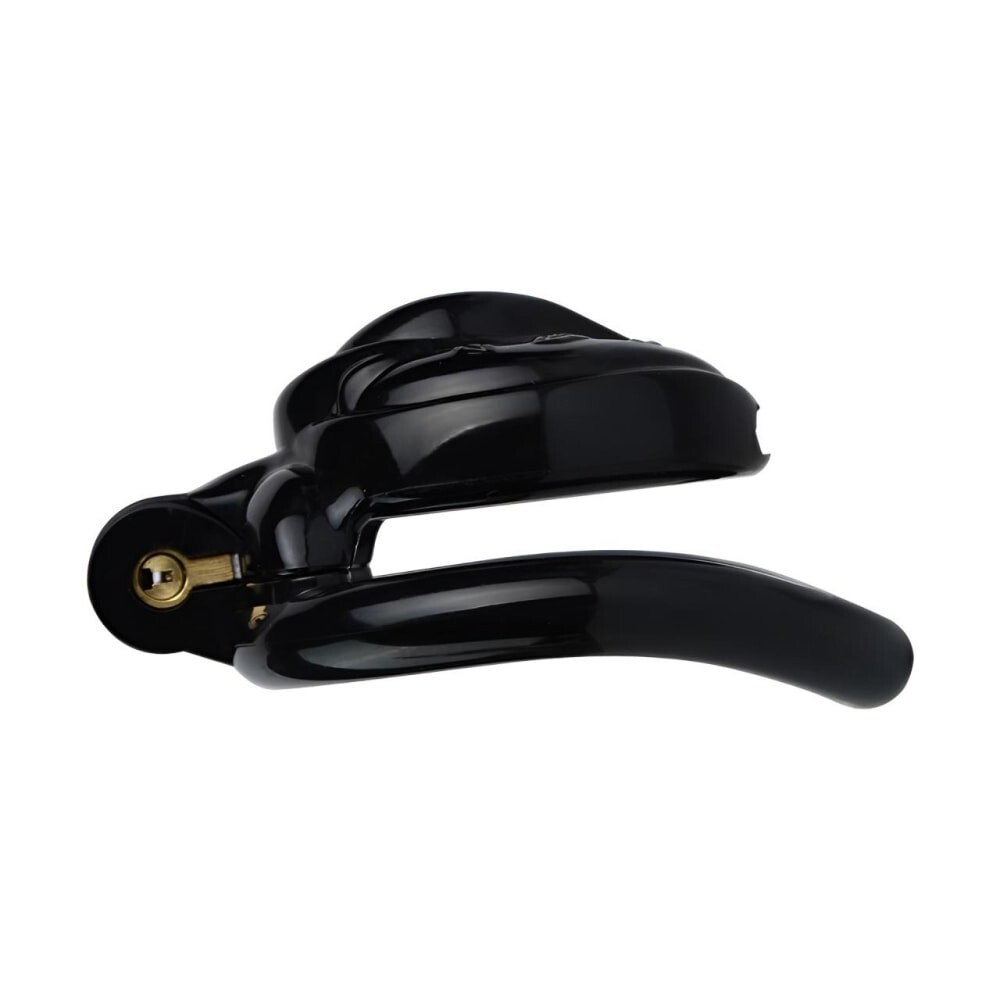 ABS Resin 4 Colors Sissy Realistic Pussy Chastity Cage with 4 Rings Lock Devices