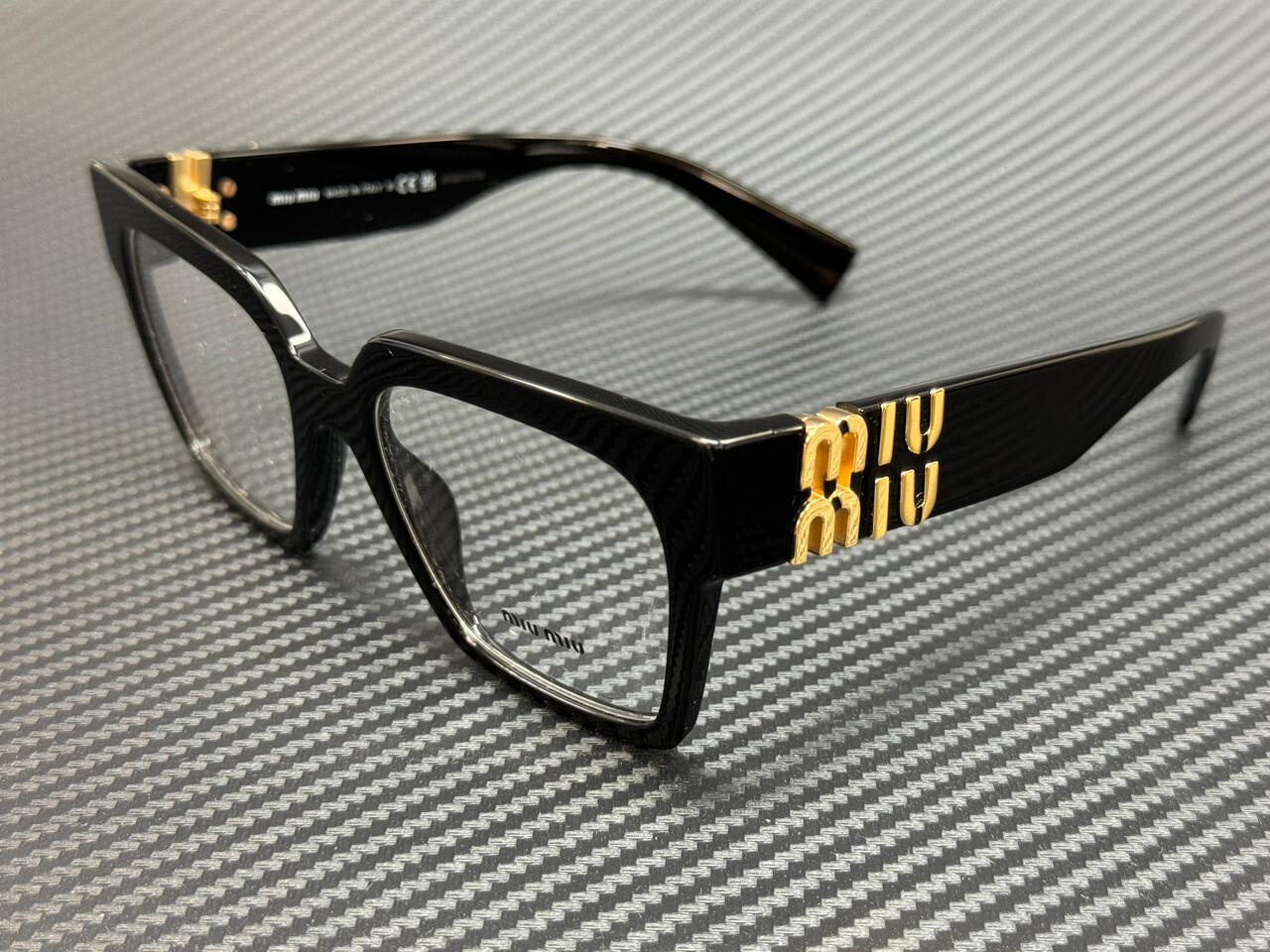 MIU MIU MU 04UV 1AB1O1 Black Women’s 52 mm Eyeglasses