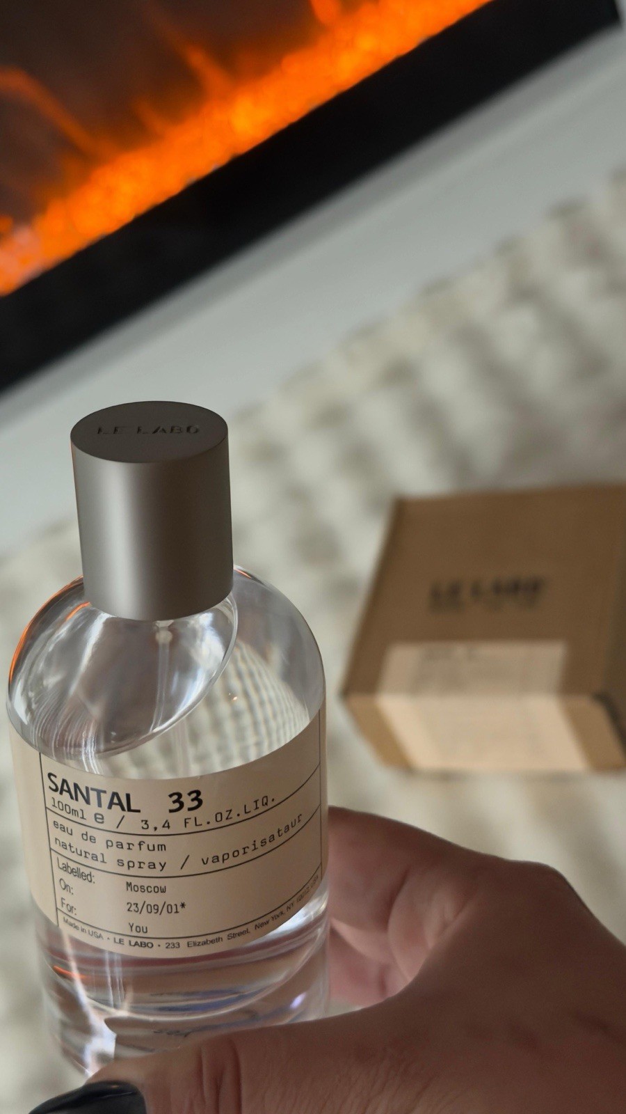 Le Labo Santal 33 Eau de Parfum Spray 3.4 fl oz Regular Size Sandalwood
